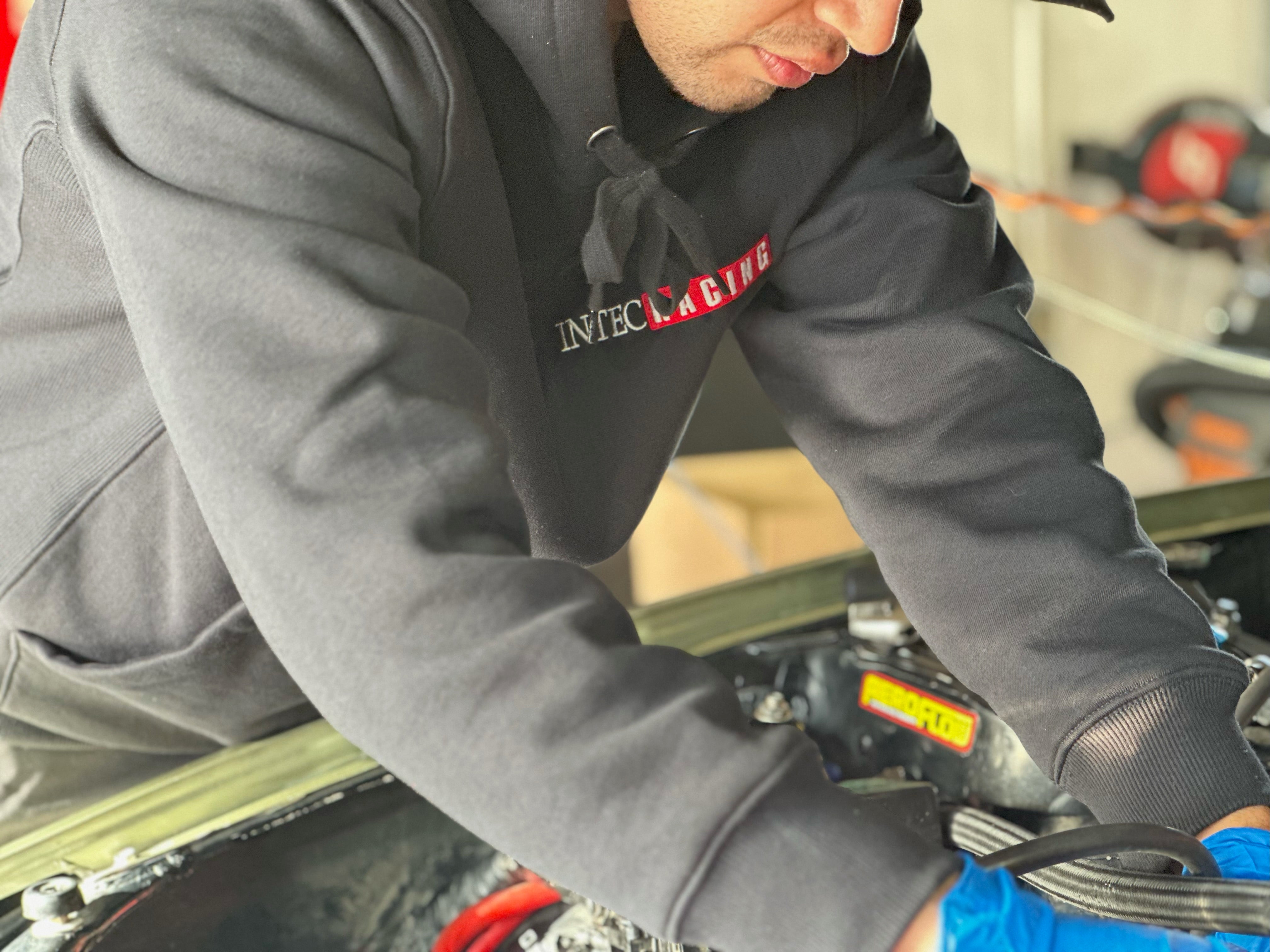 Intec Racing Black Pull Over Hoodie