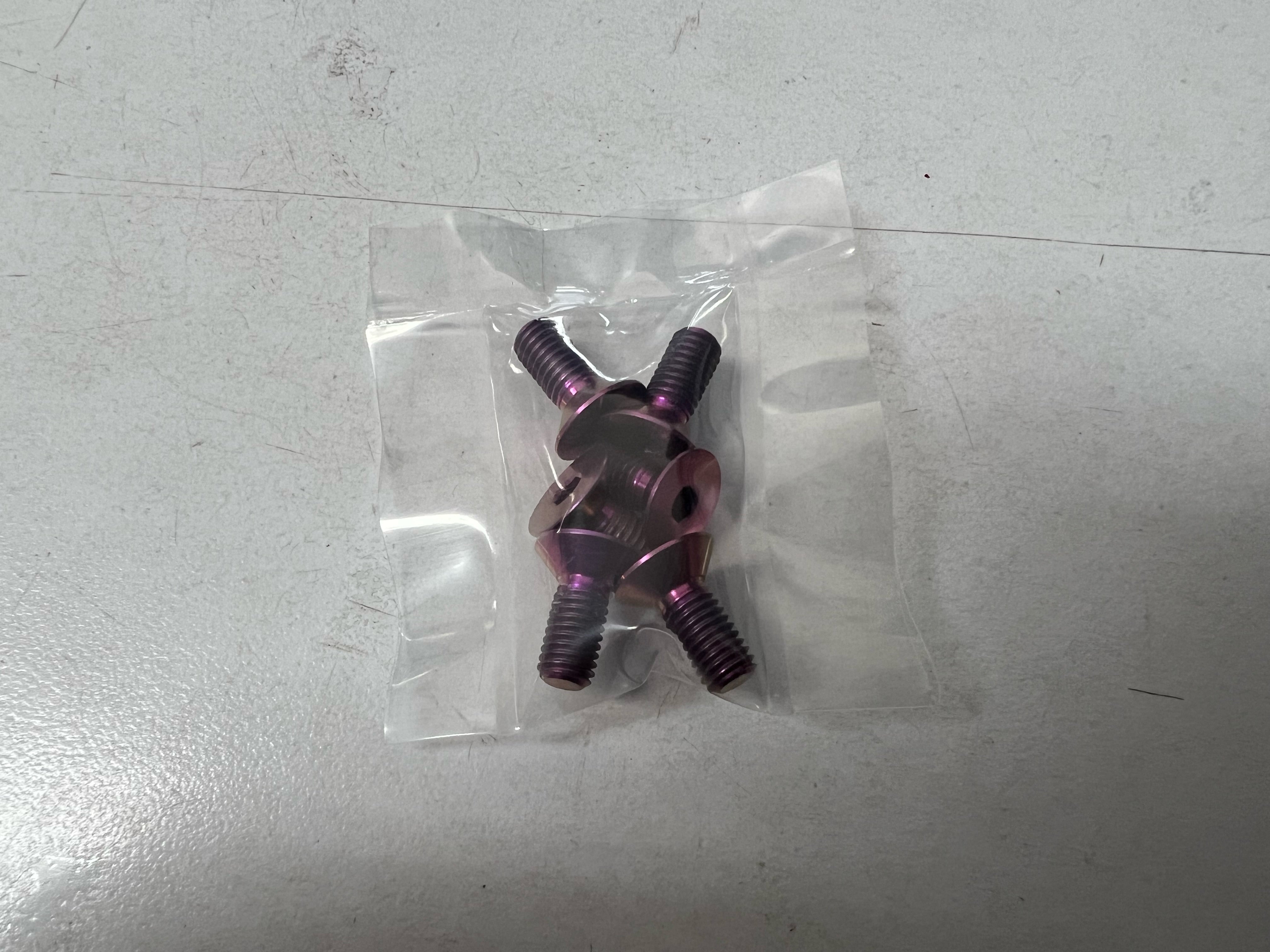 Titanium Steering Wheel Hardware