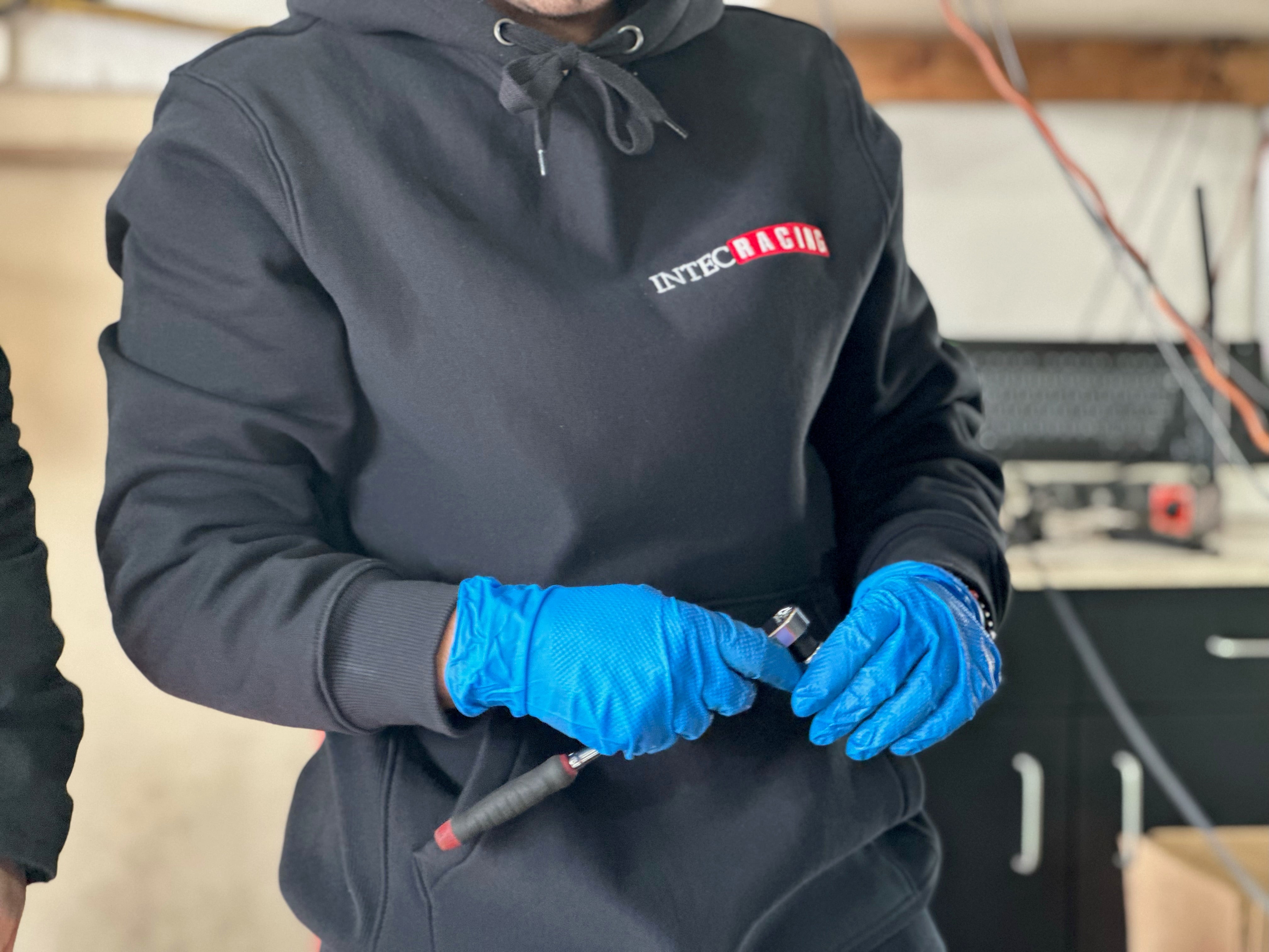 Intec Racing Black Pull Over Hoodie