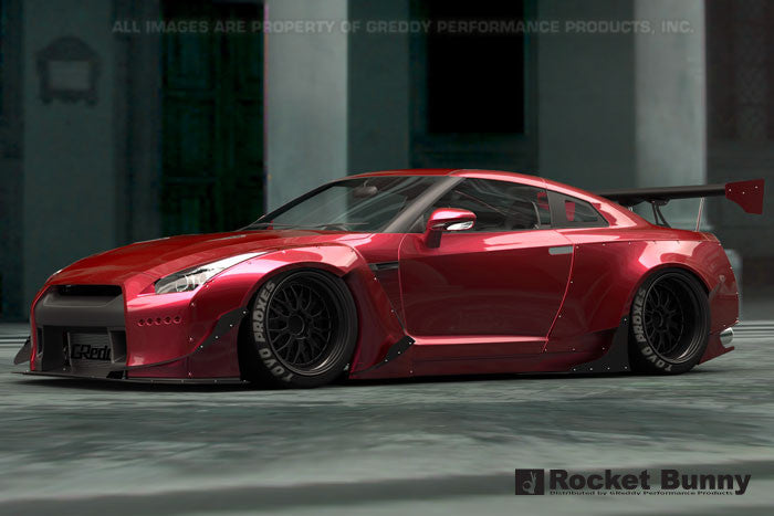 Full Rocket Bunny R35 GT-R Wide-Body Aero Kit With Wing