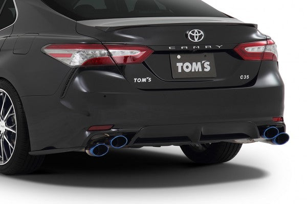 TOM'S Racing- Stainless Exhaust System for 2018+ Toyota Camry (Titanium- Quad Ti