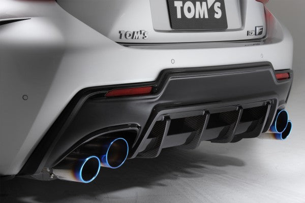 TOM'S Racing- Carbon Rear Bumper Diffuser for 2015+ Lexus RCF