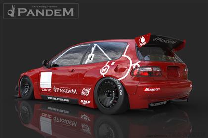 GReddy Honda Civic EG Rocket Bunny Rear Wing