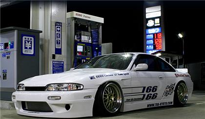 GReddy 94-96 Nissan 240SX S14 Rocket Bunny Front Wide Fenders Ver. 1