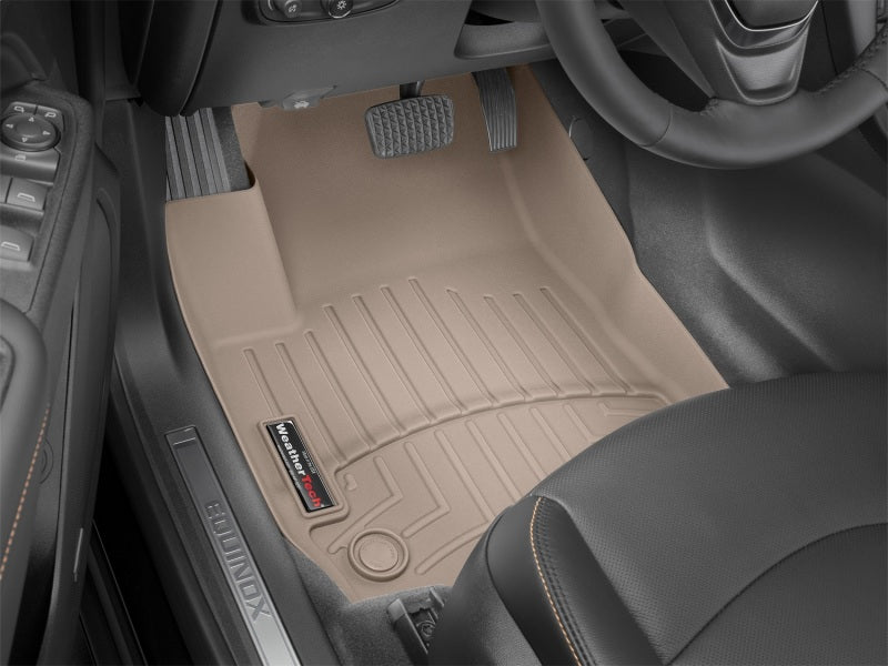 WeatherTech 2018+ Infiniti Q50 Front FloorLiner - Tan (Will Fit Hybrid Models)