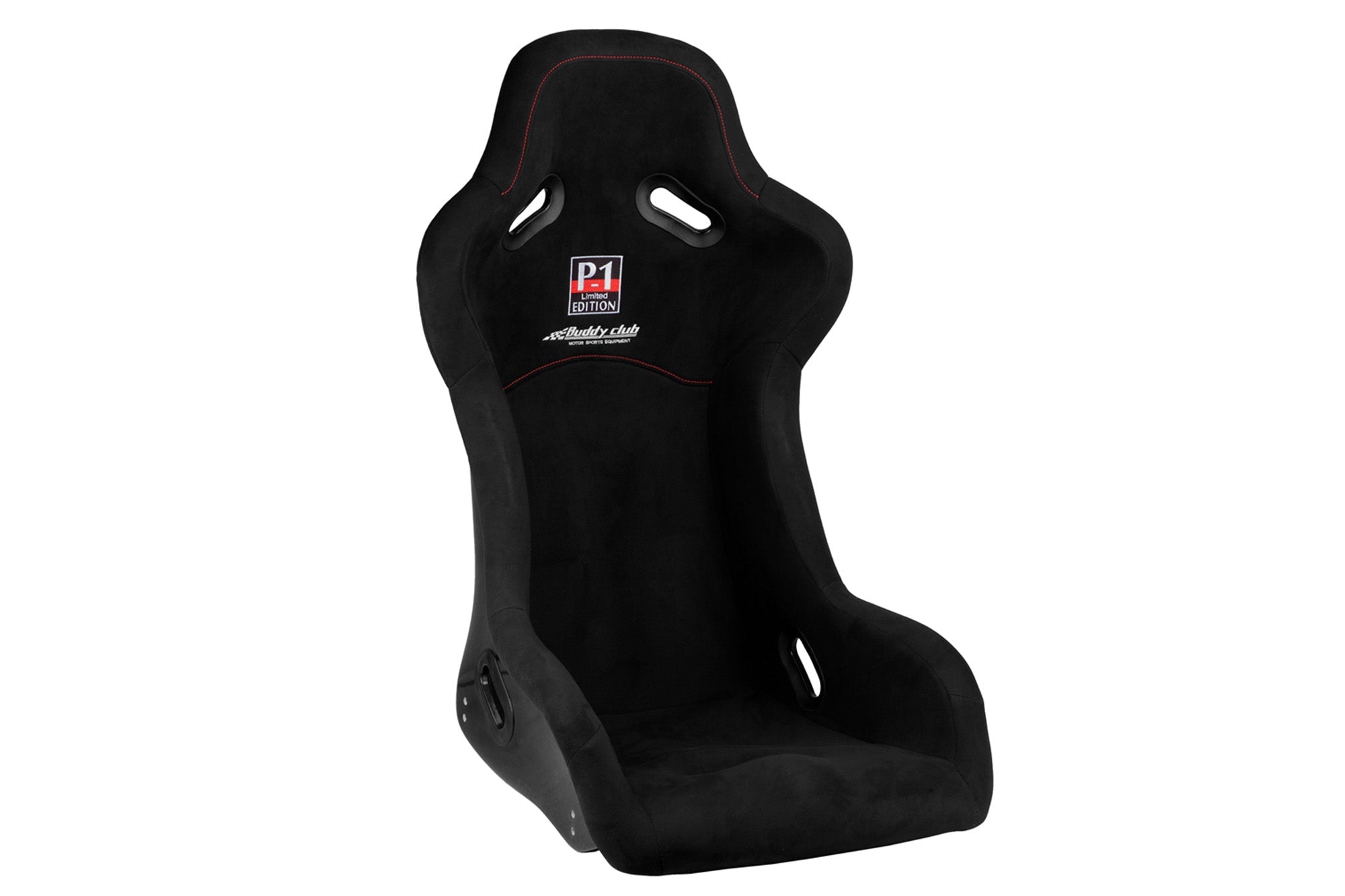Buddy Club P1 Limited Bucket Seat (Wide) Black V.2 (All Black)
