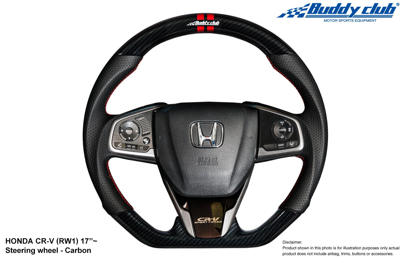 Buddy Club Sport Steering Wheel CR-V 17-18 -Carbon Style