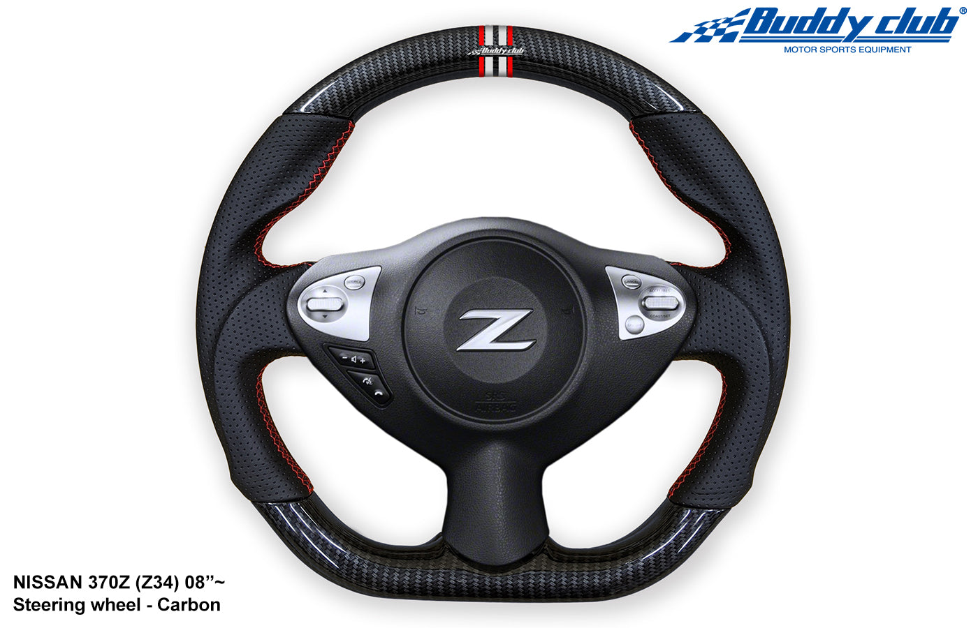 Buddy Club Sport Steering Wheel 370Z 09-20 -Carbon Style