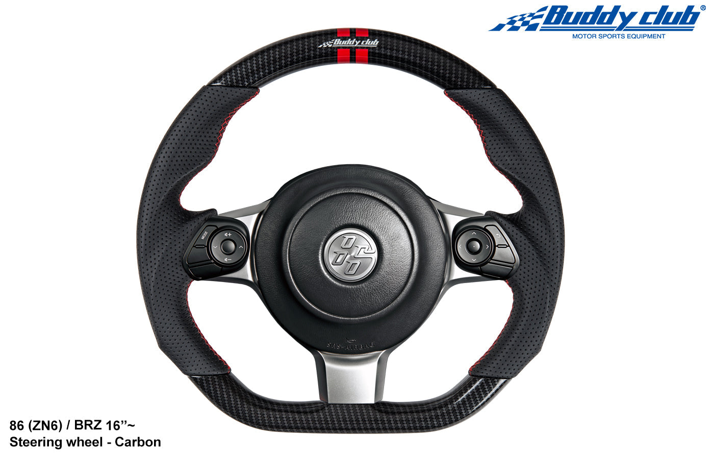 Buddy Club Sport Steering Wheel 86/BRZ 17+ -Carbon Style