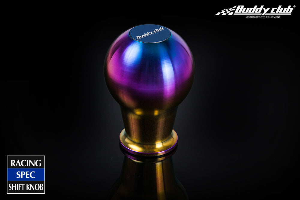 Buddy Club Heavy Weight Shift Knob Honda -Titanium color (M10x1.5)
