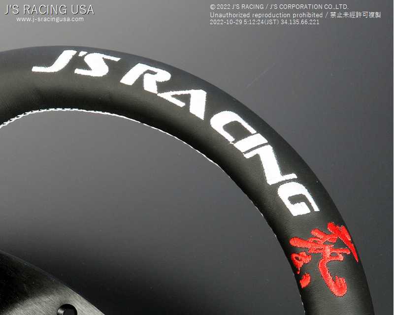 J'S RACING XR Steering Type-F Leather US version