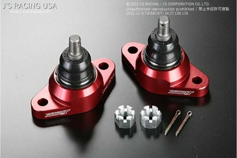 J'S RACING S2000 Front camber joint w/ roll center S2