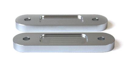 BLOX Honda S2000 Racing Front 12mm Thin Spacer Bump Steer Kit - Silver (Lowered 1in and more)