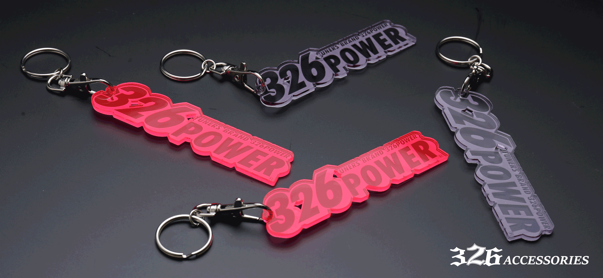 326POWER Acrylic Keychain