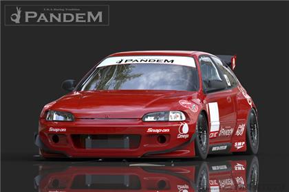 GReddy 92-95 Honda Civic EG Hatchback Pandem Rocket Bunny Front Bumper