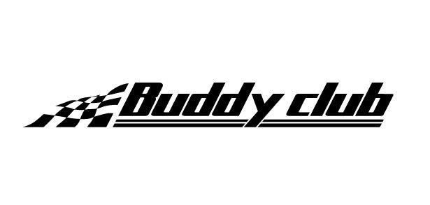 Buddy Club Logo Decal 8" Black