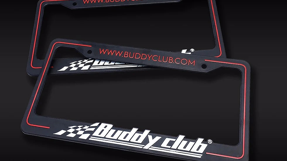 Buddy Club License Plate Frames Logo (pair)