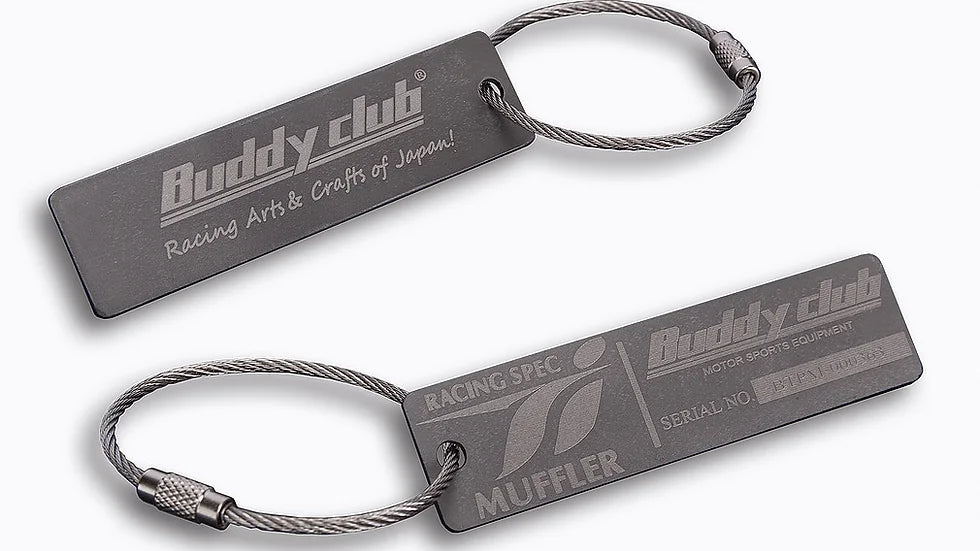 Buddy Club Key Chain -Titainum plate