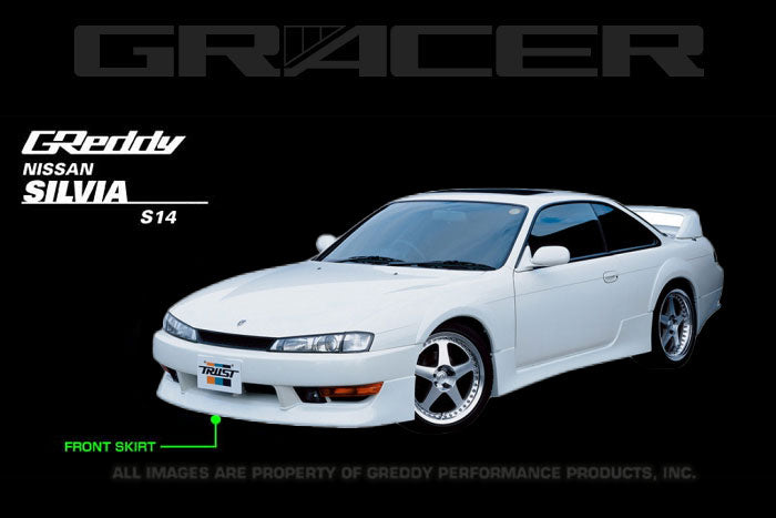 GReddy 97+ Nissan 240SX JDM (MC) Front Lip Spoiler **Must ask/call to order**