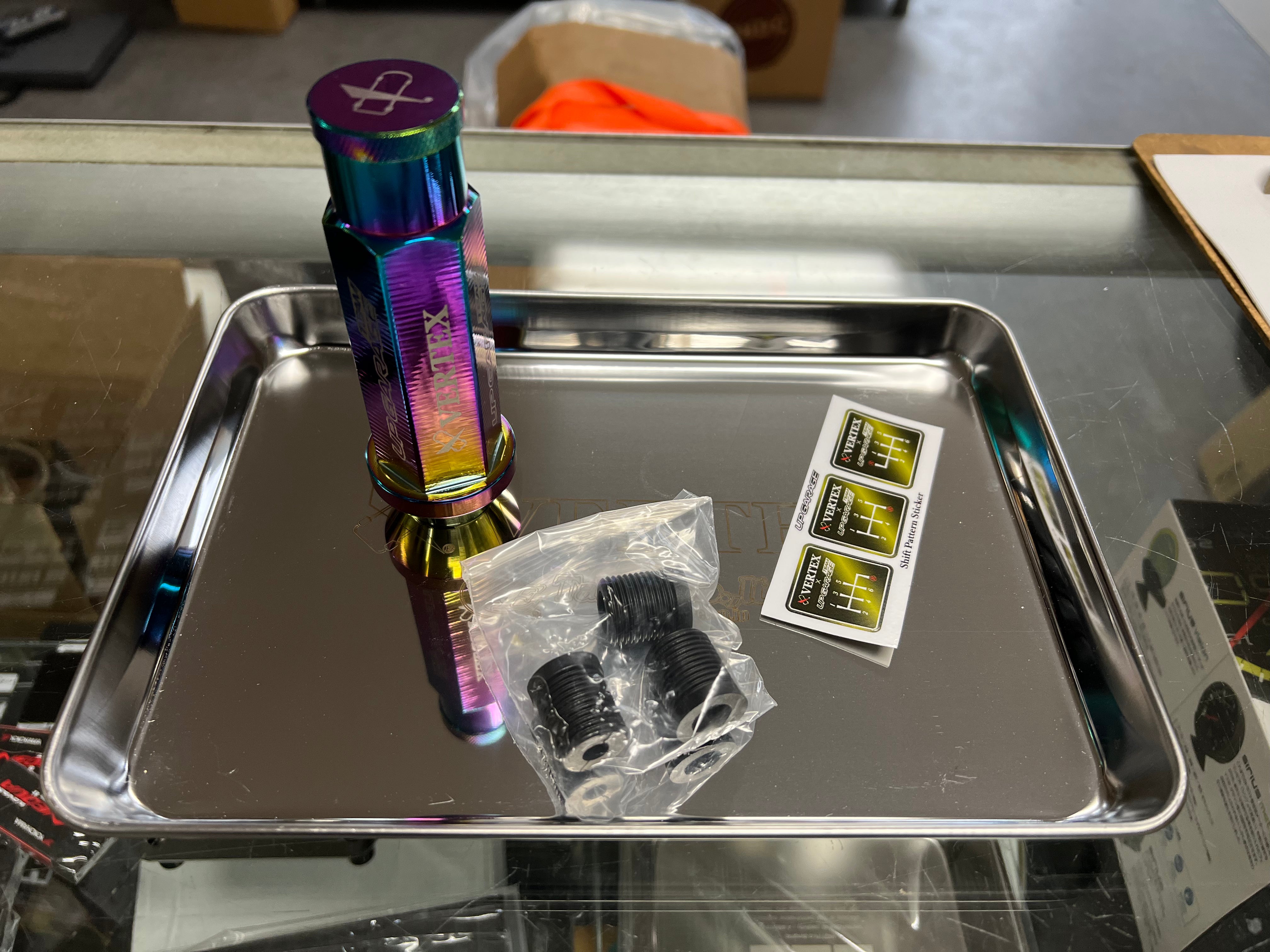 Vertex X Up Garage Lug Nut Shift Knob