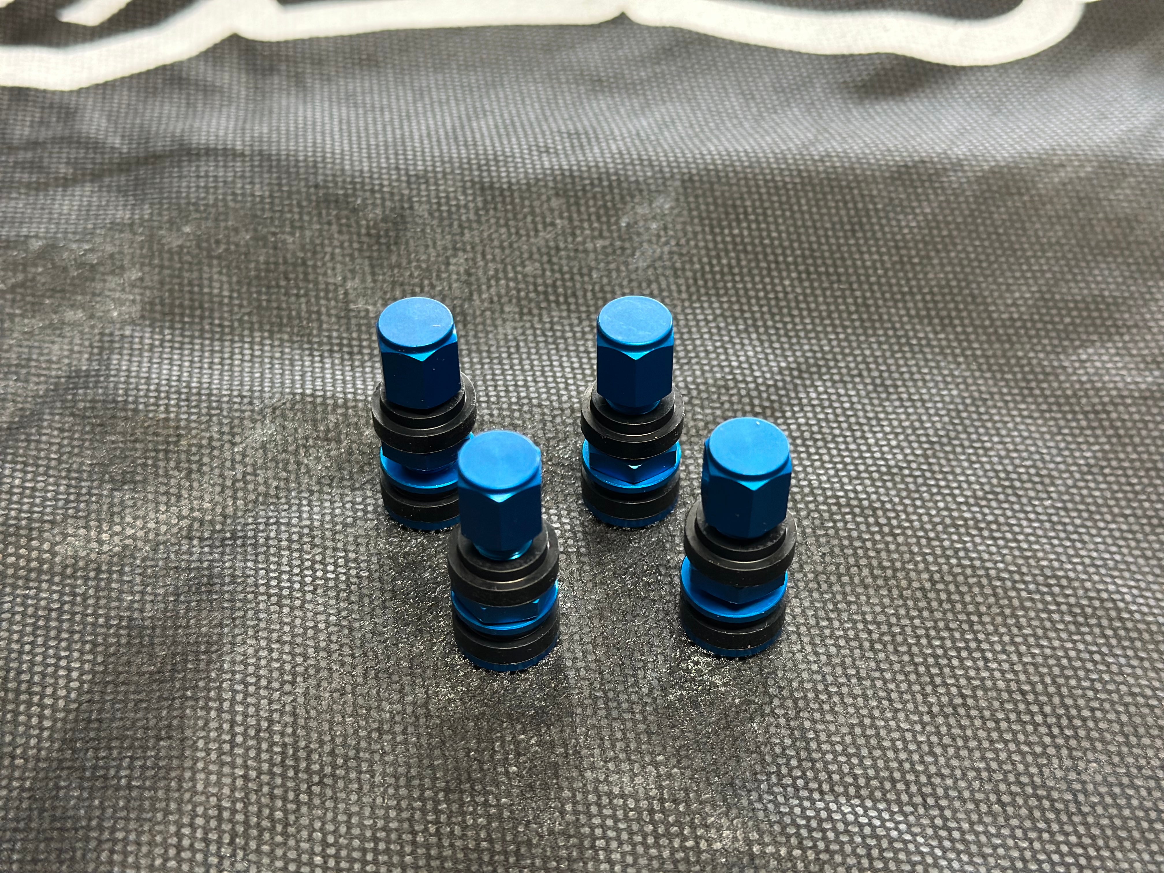 Advan Racing Valve Stems Blue