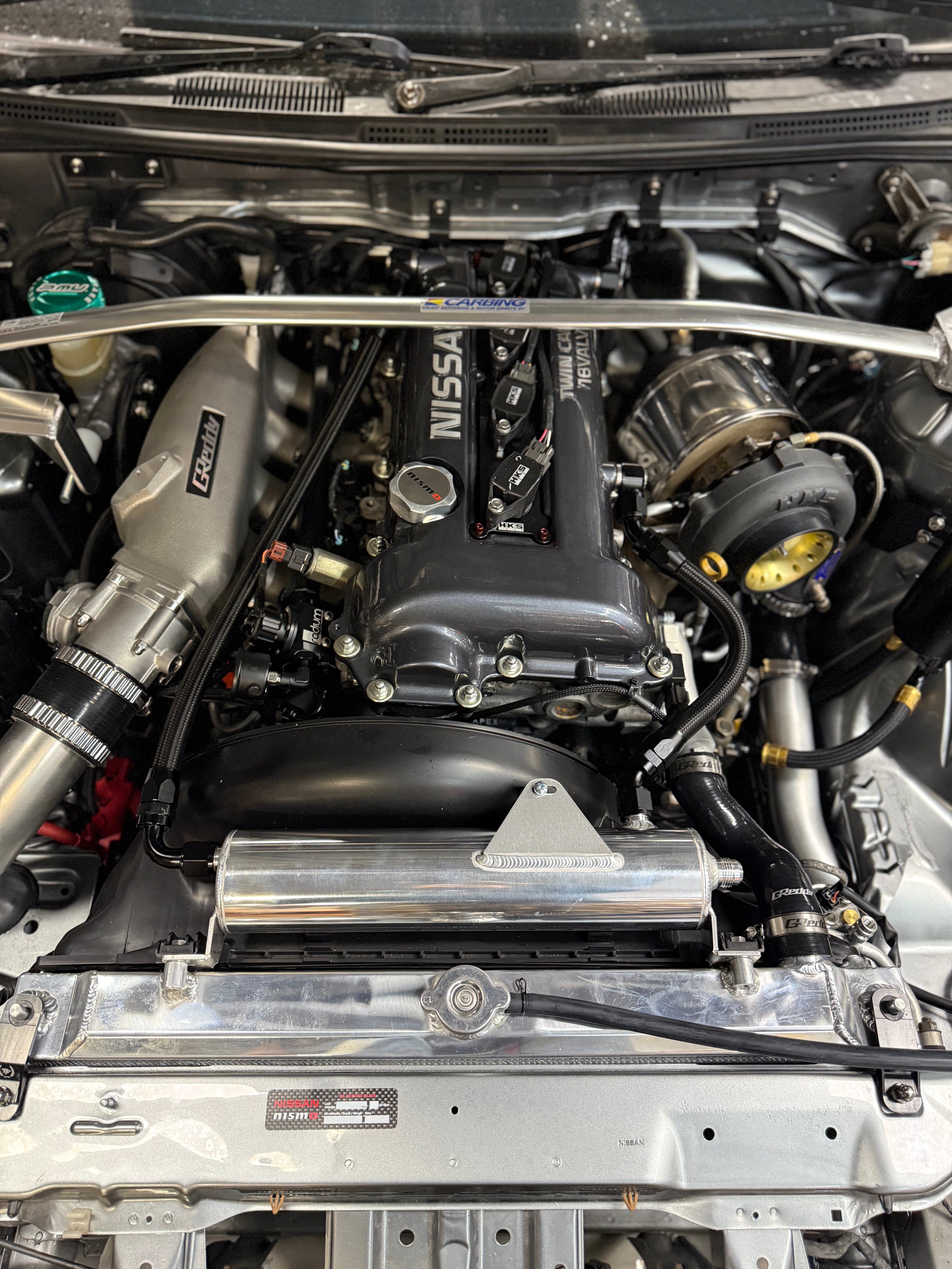 Custom Baffled Catch Can for S14/15