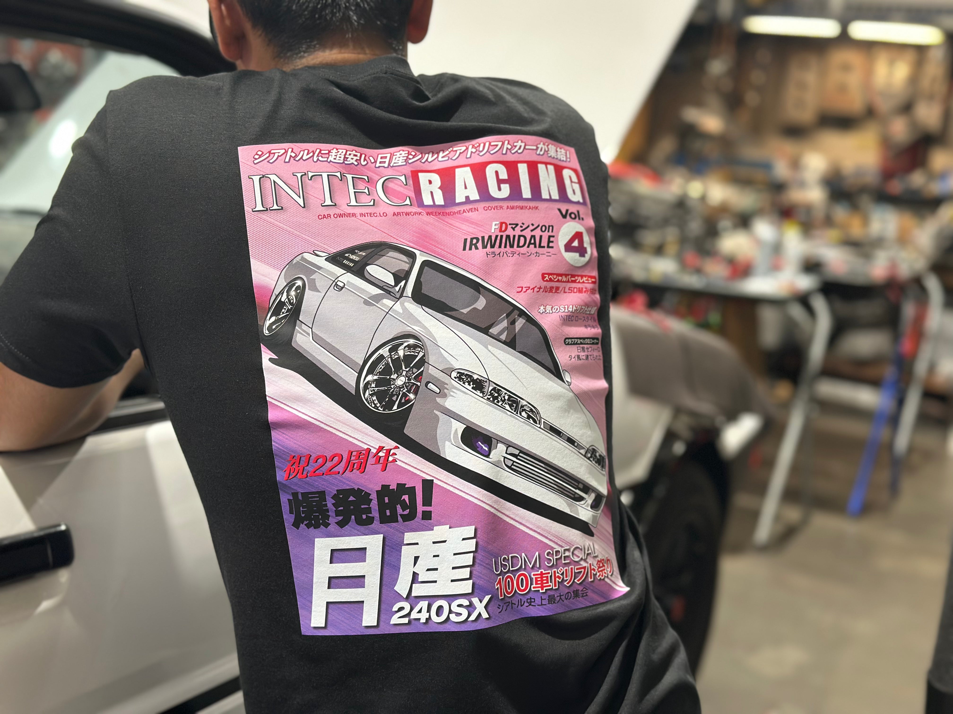 Intec Racing S14 T-Shirt Black