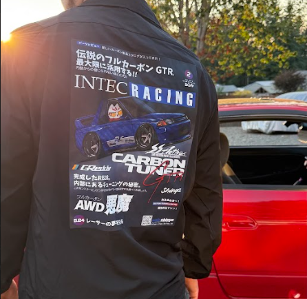 Intec Racing Blue Carbon R Coach Jacket
