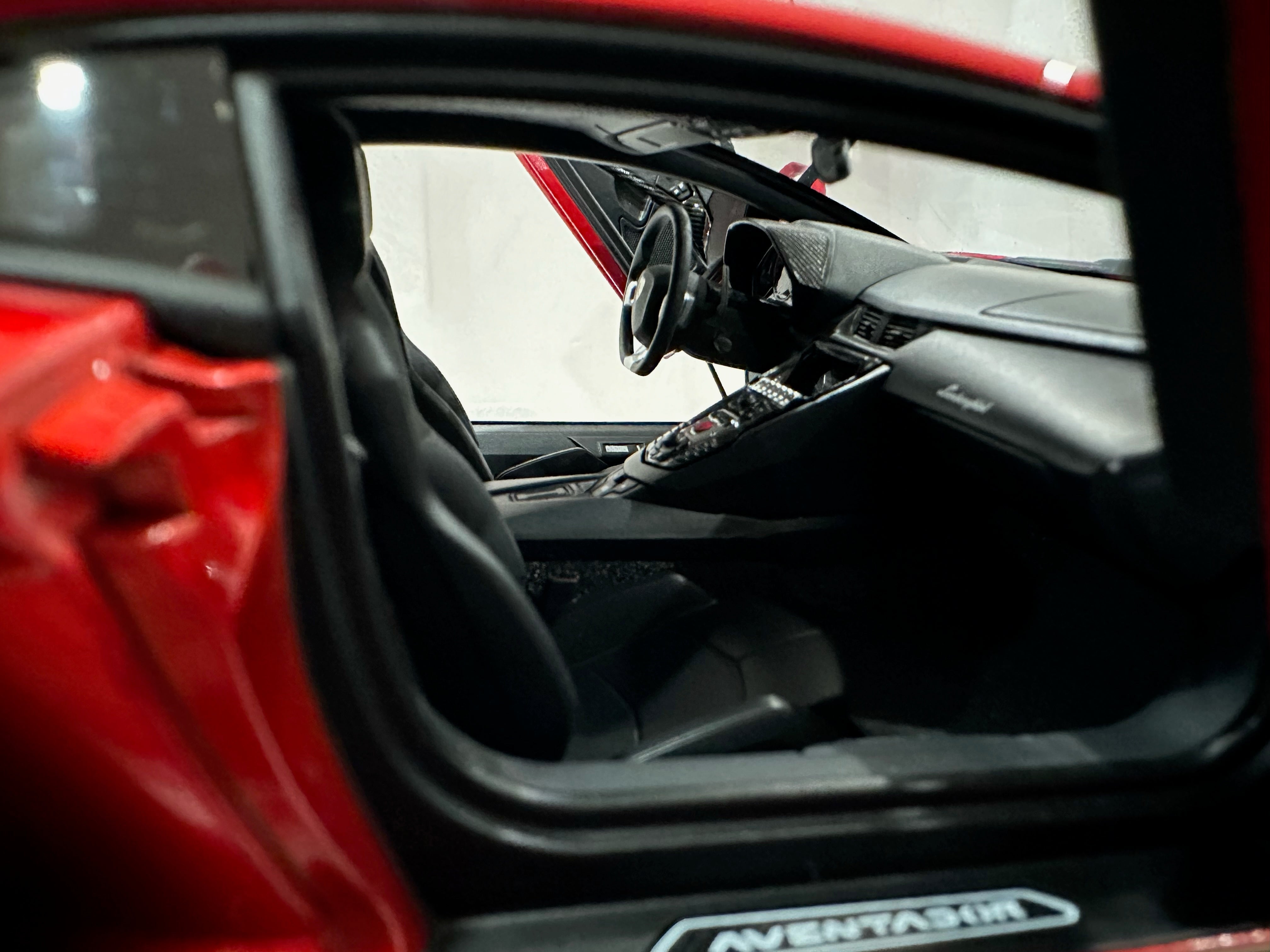 1/18 AUTOart Lamborghini Aventador Liberty Walk LB-Works Limited Edition (Hyper Red with Gold Accents) Car Model