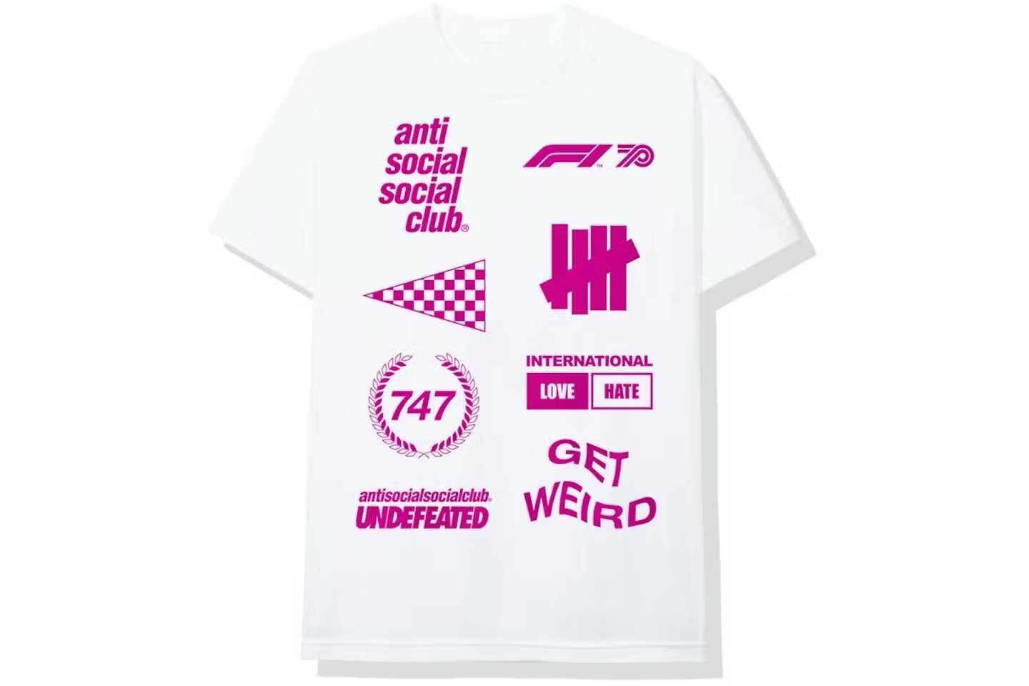 Anti Social Social Club × Formula 1 × Undefeated LARGE