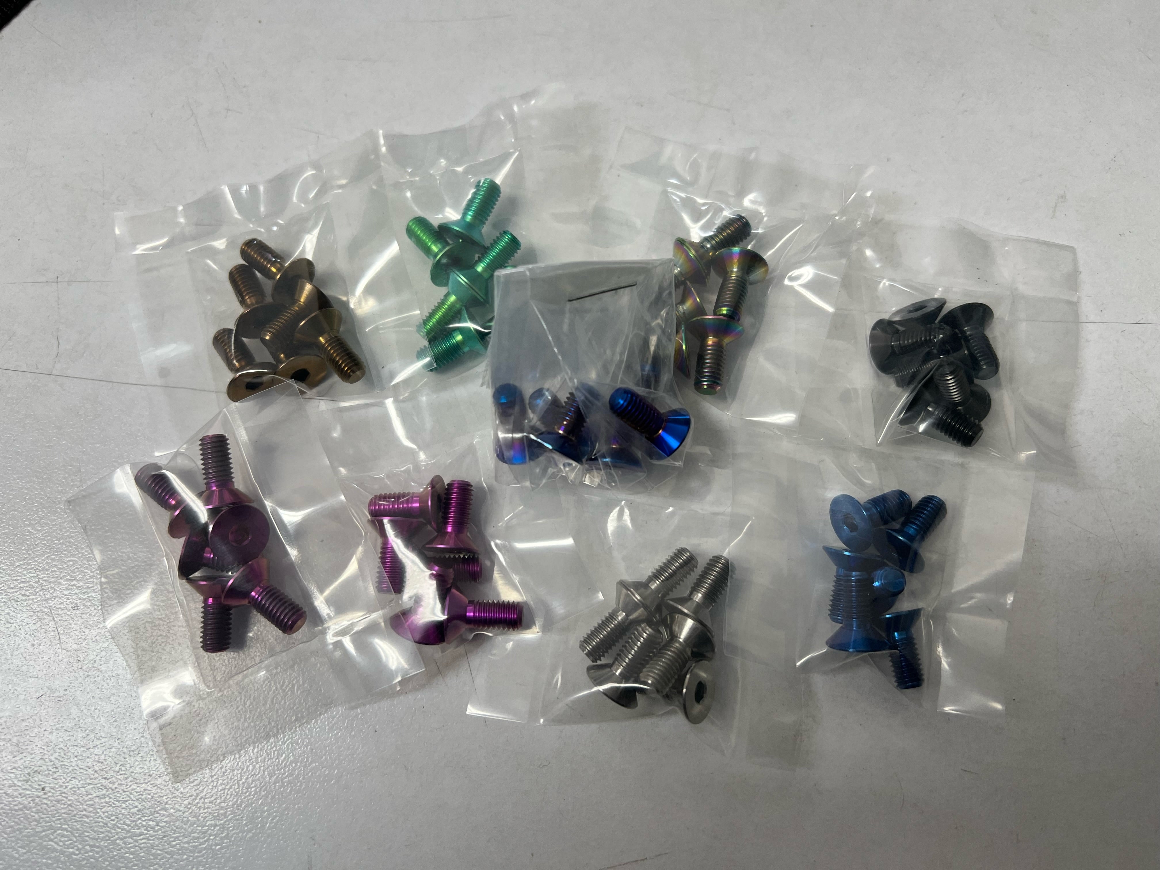 Titanium Steering Wheel Hardware