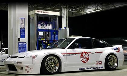 GReddy 89-93 Nissan 240SX Full Rocket Bunny 180/240SX Wide Body Aero Kit w/ Wing