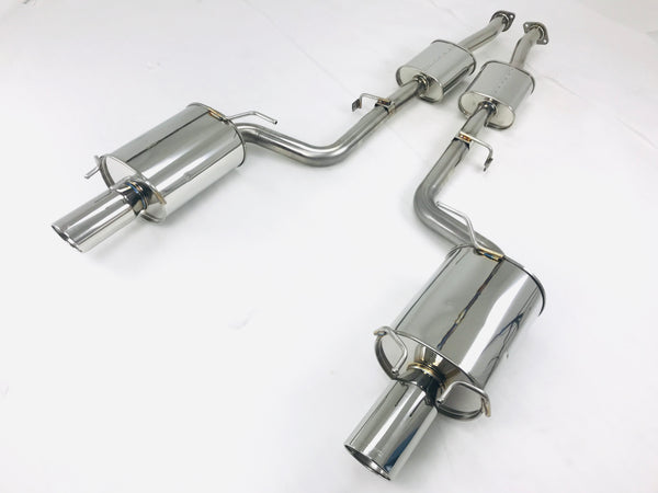 Hybrid Mega Evo Muffler, 1989-2000 Nissan 300ZX (2-Seater) Turbo