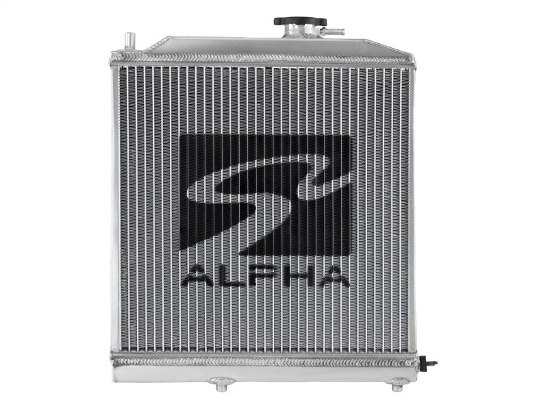 Skunk2 Alpha Series 88-91 Honda Civic/CRX Radiator (Half Size) (Dual C ...