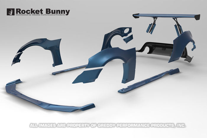Full GReddy X Rocket Bunny 86/FRS/BRZ Wide-Body Aero Kit, Ver.1 No Wing