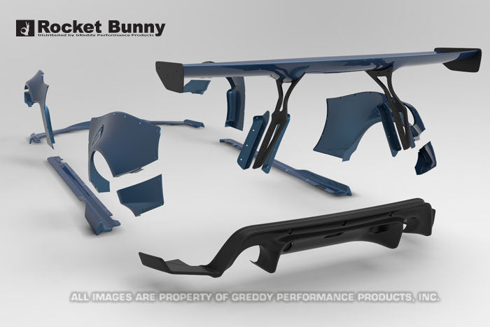 Full GReddy X Rocket Bunny 86/FRS/BRZ Wide-Body Aero Kit, Ver.1 No Wing