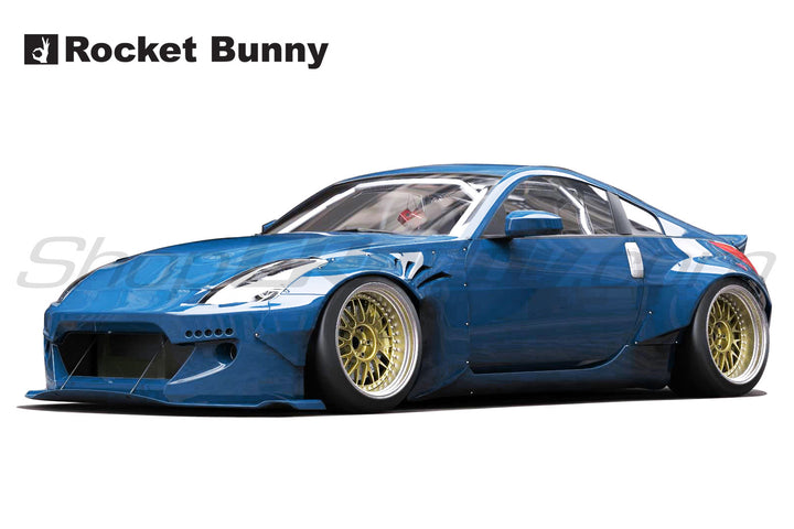 Full Rocket Bunny Z33 350Z Wide-Body Aero Kit With Wing