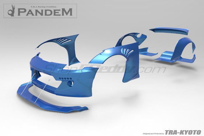 Full Rocket Bunny Z33 350Z Wide-Body Aero Kit With Wing