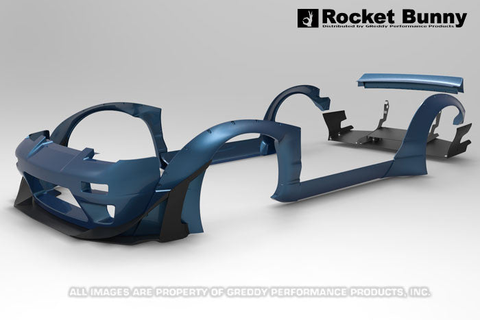Full Rocket Bunny 180SX/240SX (S13 Hatch) F,S,R Aero Kit Ver.1