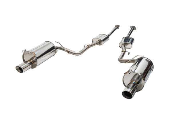 Hybrid Mega Evo Muffler, 1989-2000 Nissan 300ZX (2+2 Seater) NA