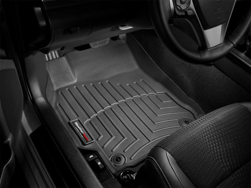WeatherTech 16+ Toyota Tacoma Double Cab (Auto Trans Only) Front FloorLiner - Black