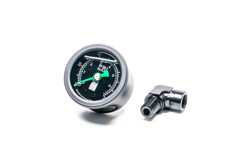 Racetronix 90° Fuel Pressure Gauge Adapter for Fuel Rail(-4 AN