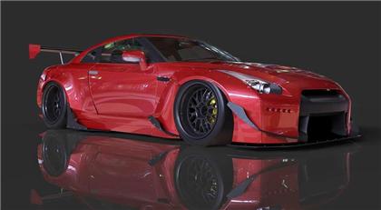 GReddy Rocket Bunny R35 V2 Front Fender Canards