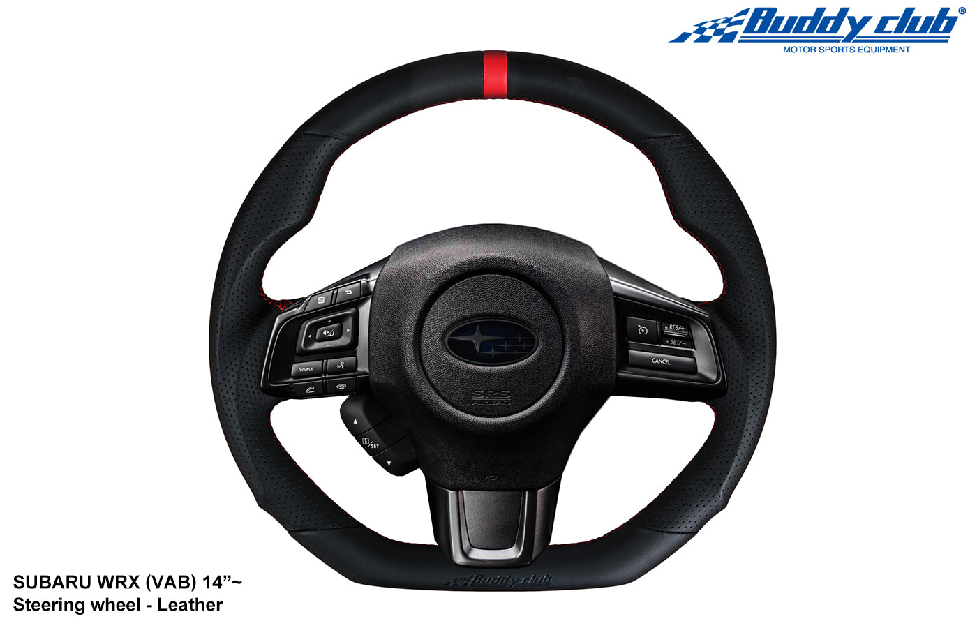 Buddy Club Sport Steering Wheel WRX/STi 15+ -Leather