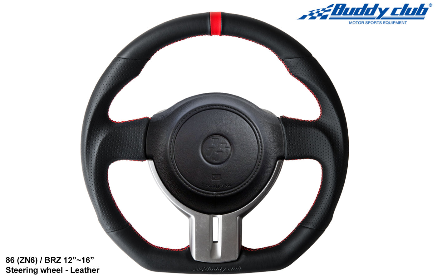 Buddy Club Sport Steering Wheel FRS/BRZ 12-16 -Leather