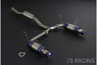 J'S RACING S2000 FX-PRO Titanium EX.System 70RS Dual