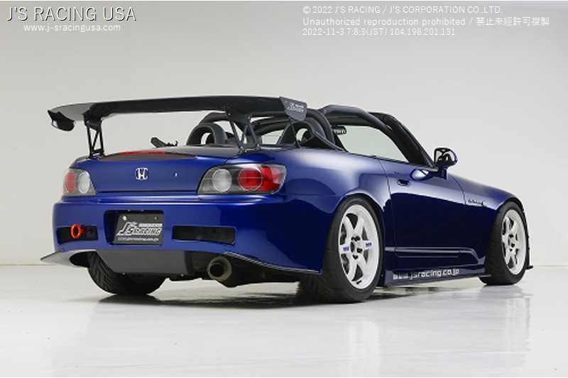 J'S RACING S2000 AP1/AP2 Street ver. aero system CFRP Ver 2