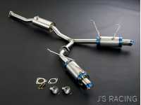 J'S RACING S2000 FX-PRO Titanium EX.System 60RS Dual