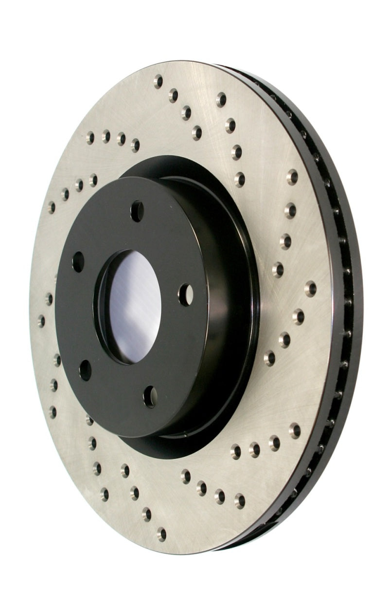 StopTech 08-13 Infiniti G37 Cryo SportStop Drilled Left Front Rotor