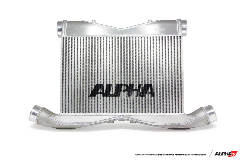 AMS Performance 2009+ Nissan R35 GTR Alpha Race Front Mount Intercooler Kit w/Logo